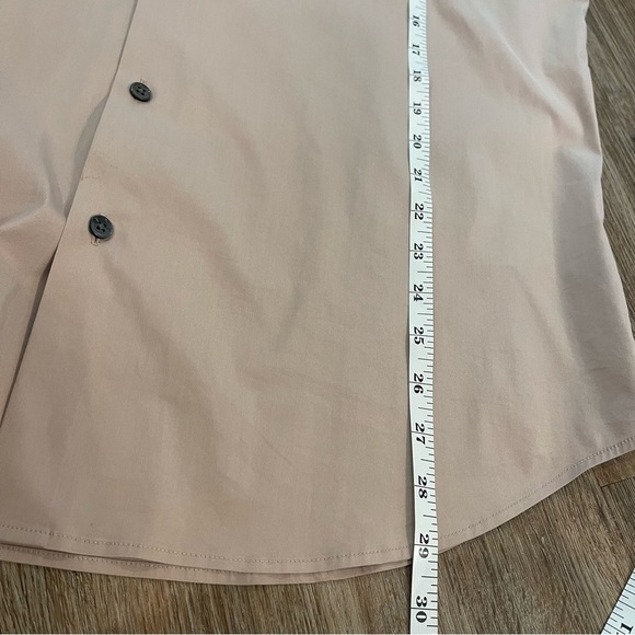 Theory Button Down Shirt Men’s Sz XL Dusty Pink Office Business Career Formal - Picture 9 of 10